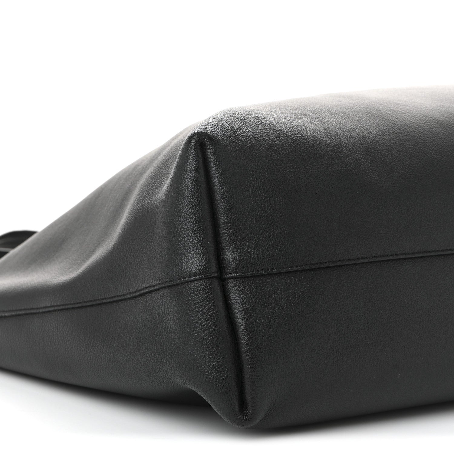 Saint Laurent Calfskin Large Shopping Tote Black 9 of 14