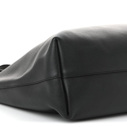 Saint Laurent Calfskin Large Shopping Tote Black 9 of 14
