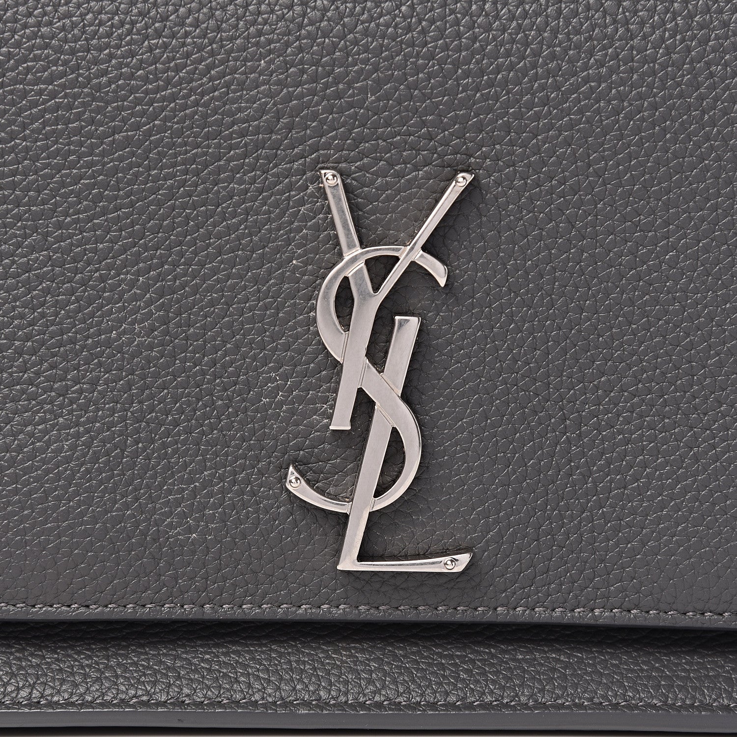 Saint Laurent Grained Calfskin Embossed Monogram Medium Sunset Storm 10 of 12