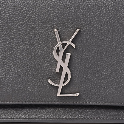 Saint Laurent Grained Calfskin Embossed Monogram Medium Sunset Storm 10 of 12