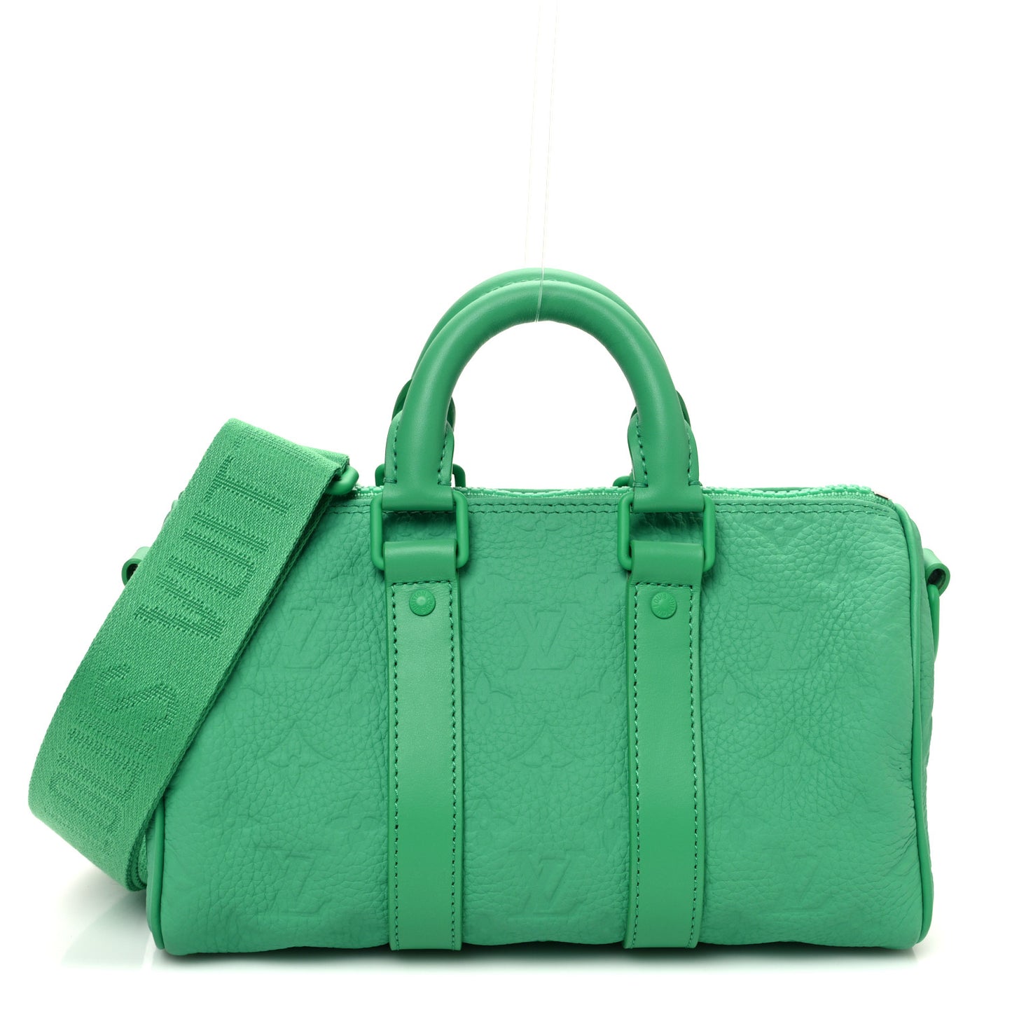 Monogram Taurillon Keepall Bandouliere 25 Minty Green