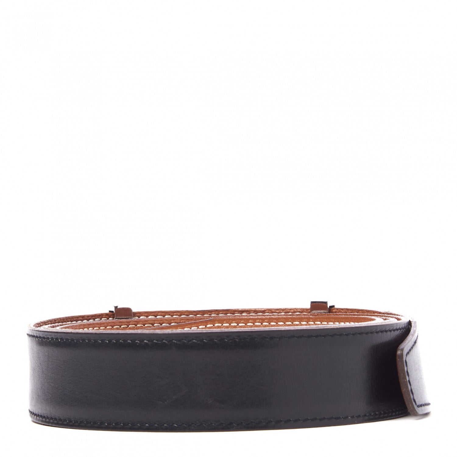 Hermes Box Togo 32mm Belt 105 Black Gold 2 of 5