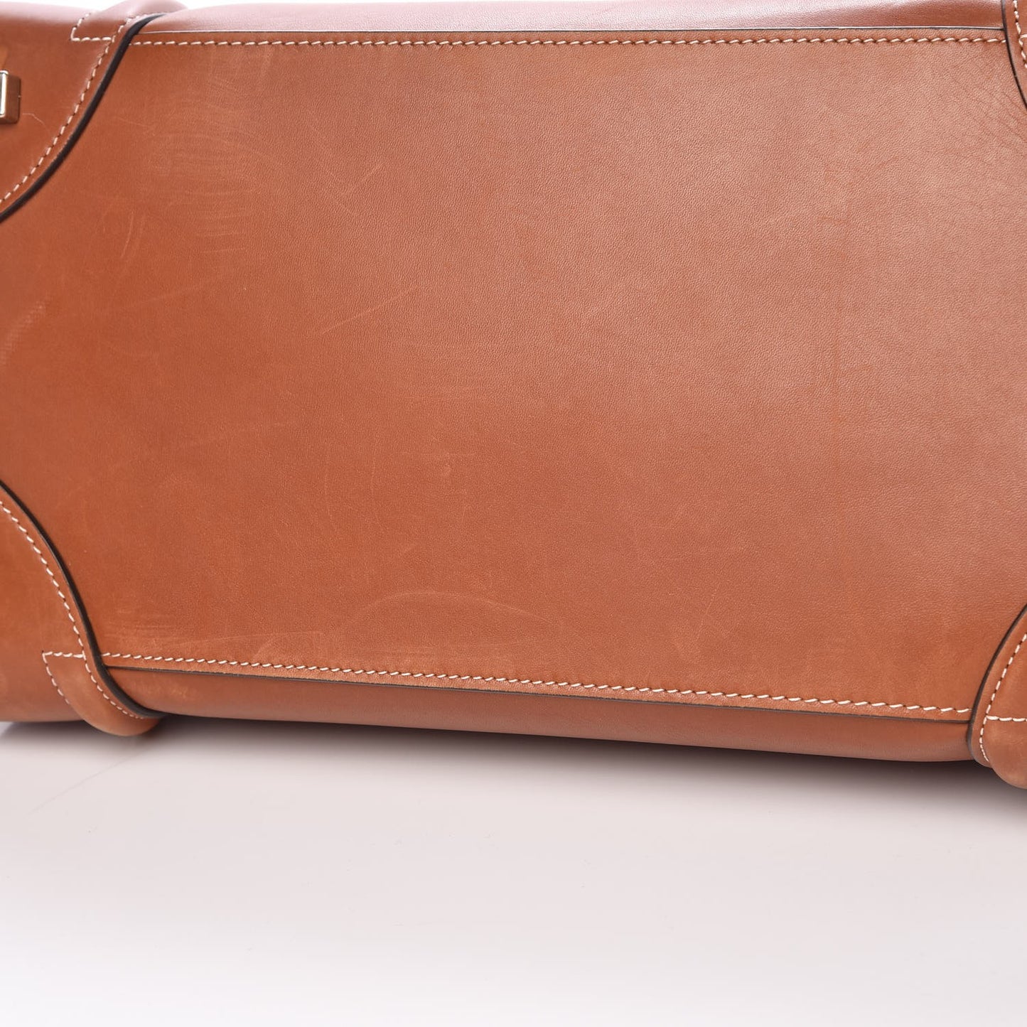 Natural Calfskin Mini Luggage Tan