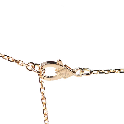 Van Cleef & Arpels 18K Yellow Gold Vintage Alhambra Pendant Necklace 5 of 7