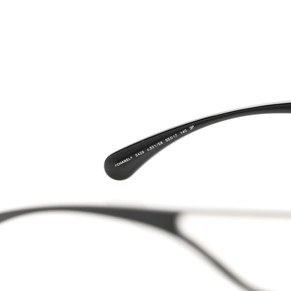 Chanel Acetate Polarized Butterfly Signature CC Sunglasses 5429 Black 7 of 8
