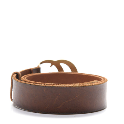 Gucci Faded Calfskin Double G 40mm Belt 90 36 Cuir 2 of 4
