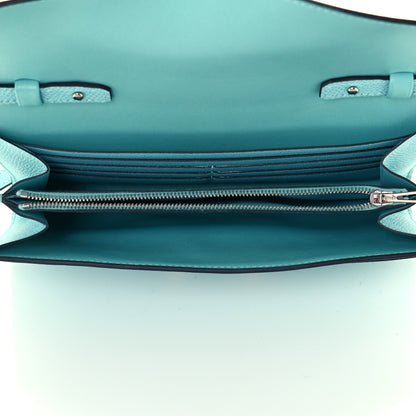 Hermes Epsom Constance Wallet To Go Bleu Atoll 5 of 11