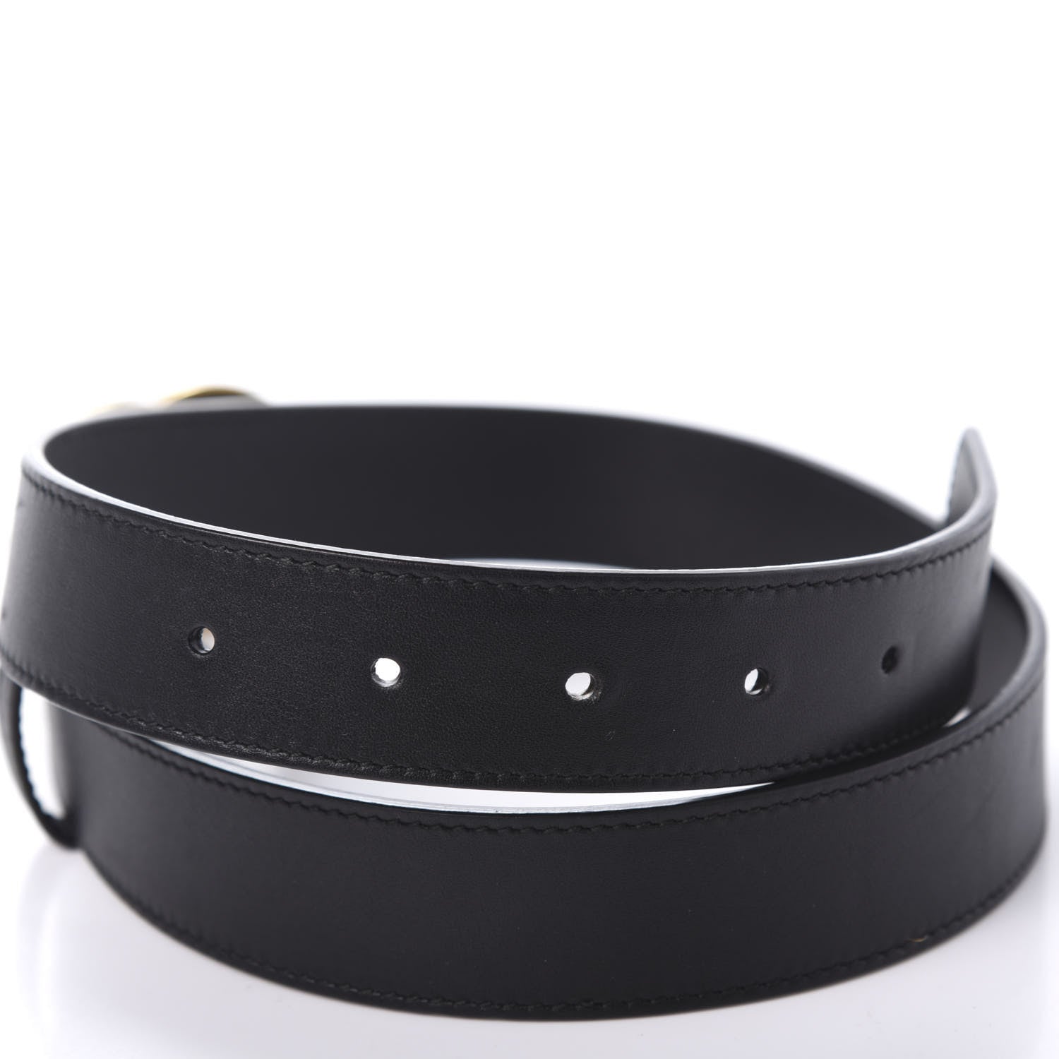 Gucci Calfskin Double G 30mm Belt 75 30 Black 3 of 6