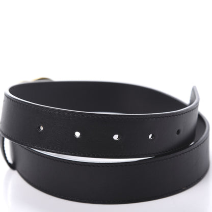 Gucci Calfskin Double G 30mm Belt 75 30 Black 3 of 6