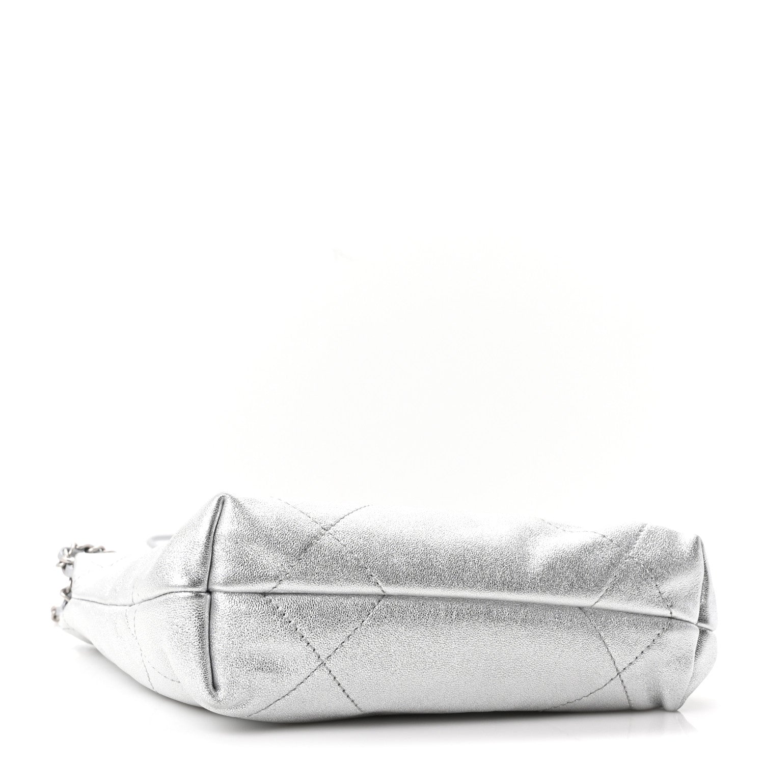 Chanel Metallic Lambskin Quilted Mini Chanel 22 Silvery 4 of 10