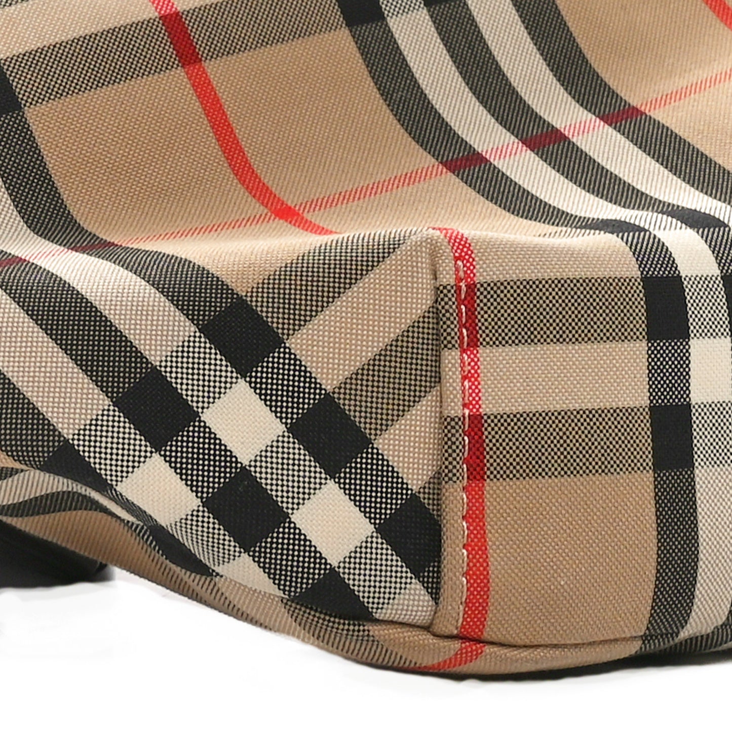 Nylon Vintage Check Medium Sonny Bum Bag Archive Beige Black