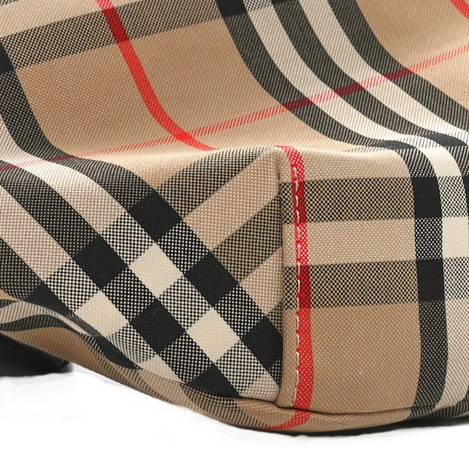 Burberry Nylon Vintage Check Medium Sonny Bum Bag Archive Beige Black 8 of 9