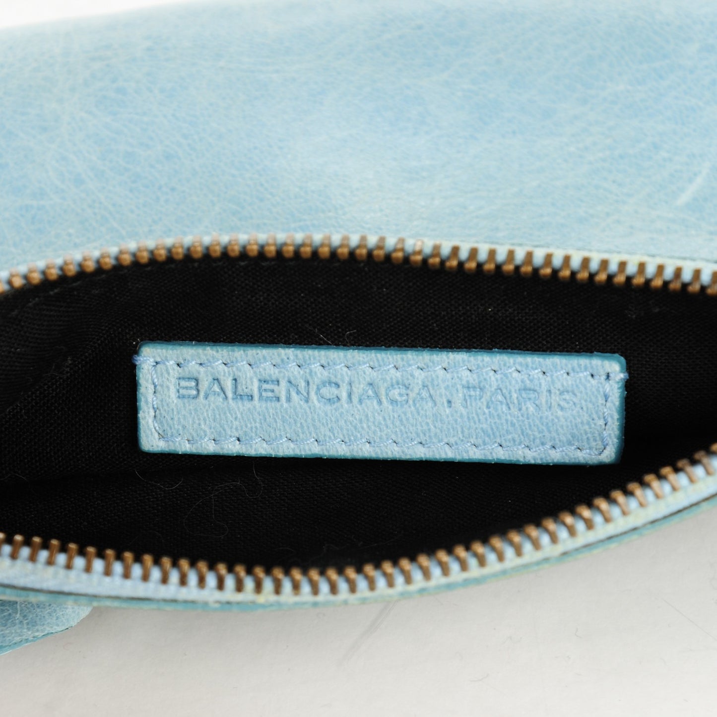 Chevre Classic Hardware M Porte-Monnaie Coin Purse Sky Blue