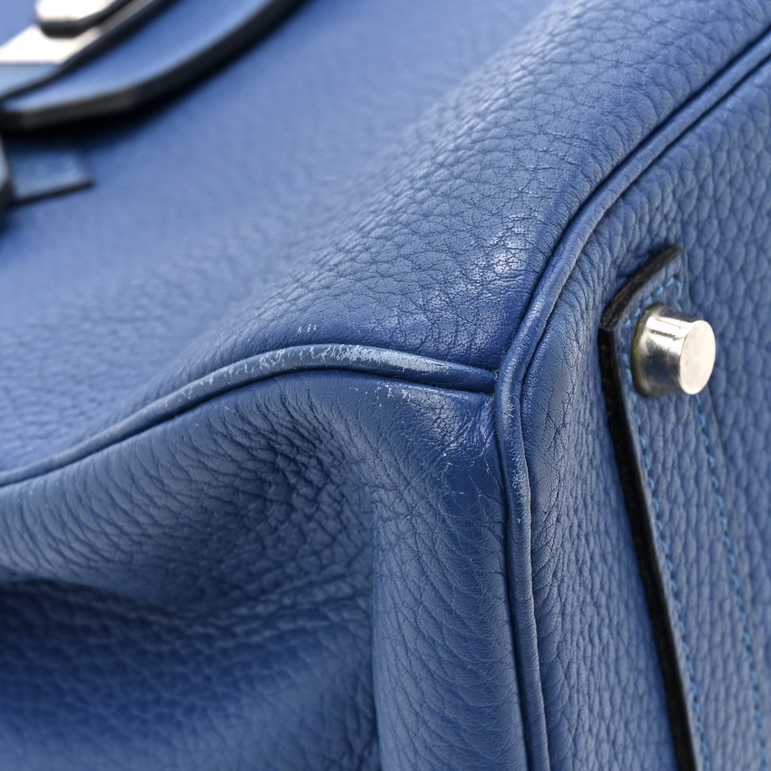 Hermes Togo Birkin 35 Bleu Thalassa 10 of 19