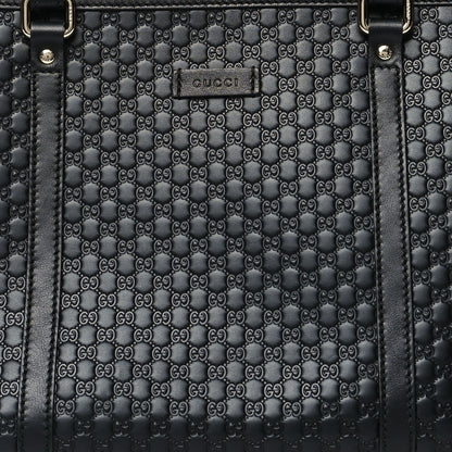 Gucci Soft Microguccissima Small Zippered Satchel Black 7 of 9