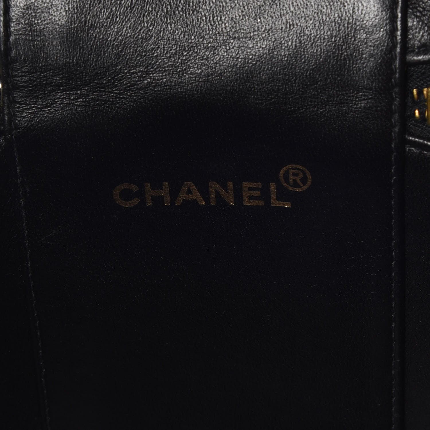 Chanel Patent Quilted Vanity Cosmetic Case Black 8 of 15