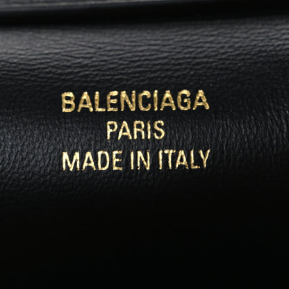 Balenciaga Natural Smooth Calfskin Mini Rodeo Top Handle Handbag Black 7 of 12