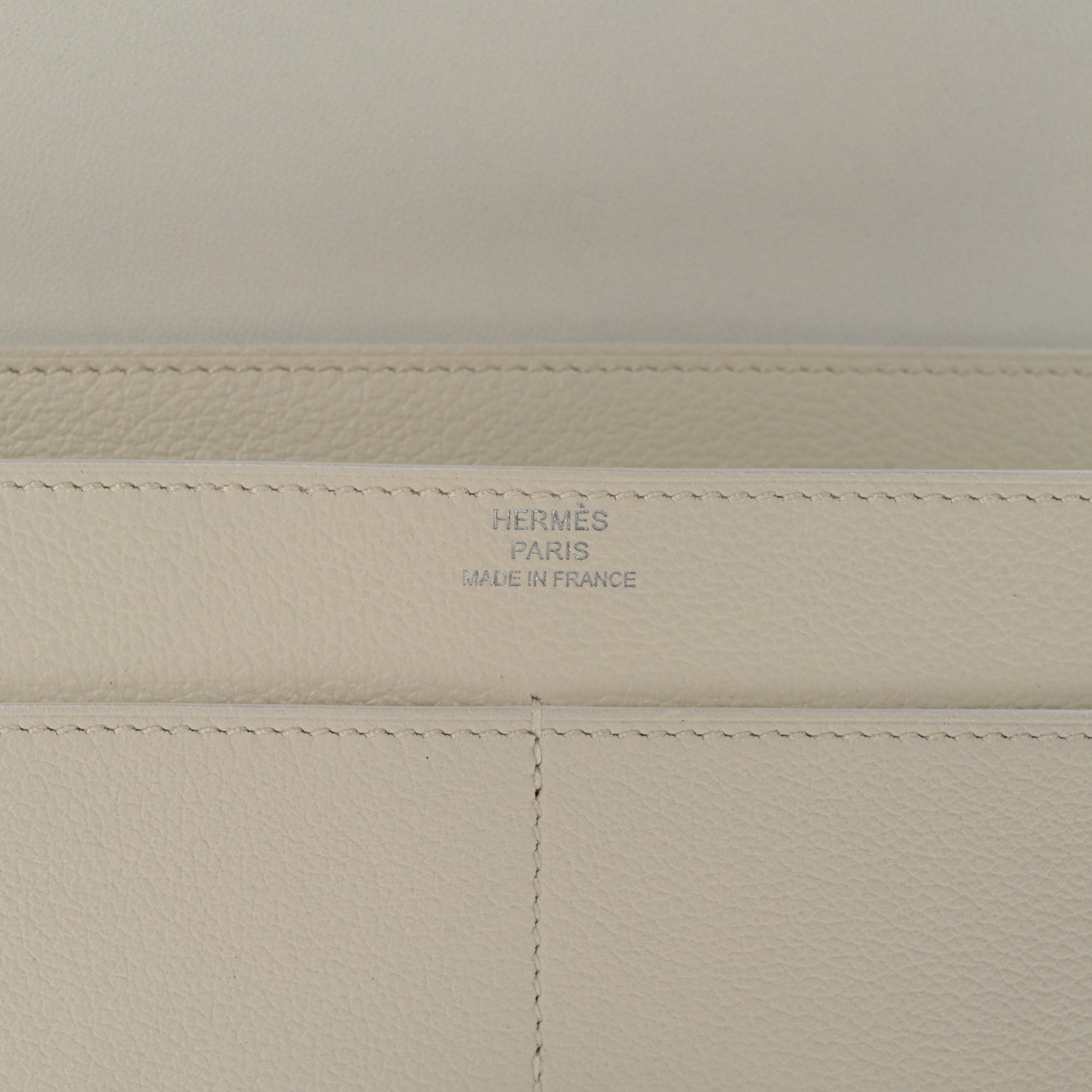Hermes Evercolor Dogon Duo Wallet White 8 of 14