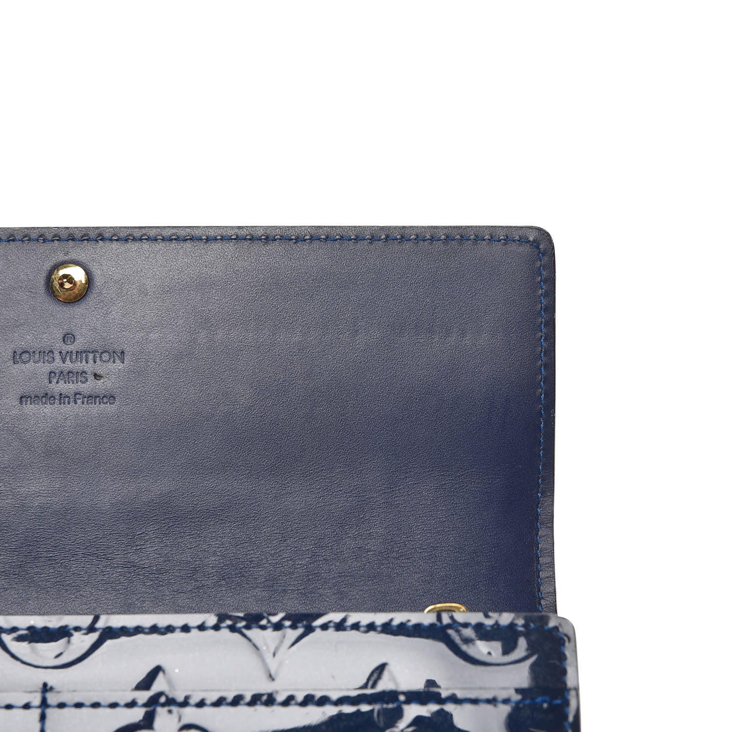 Louis Vuitton Vernis Sarah Wallet Grand Blue 10 of 11
