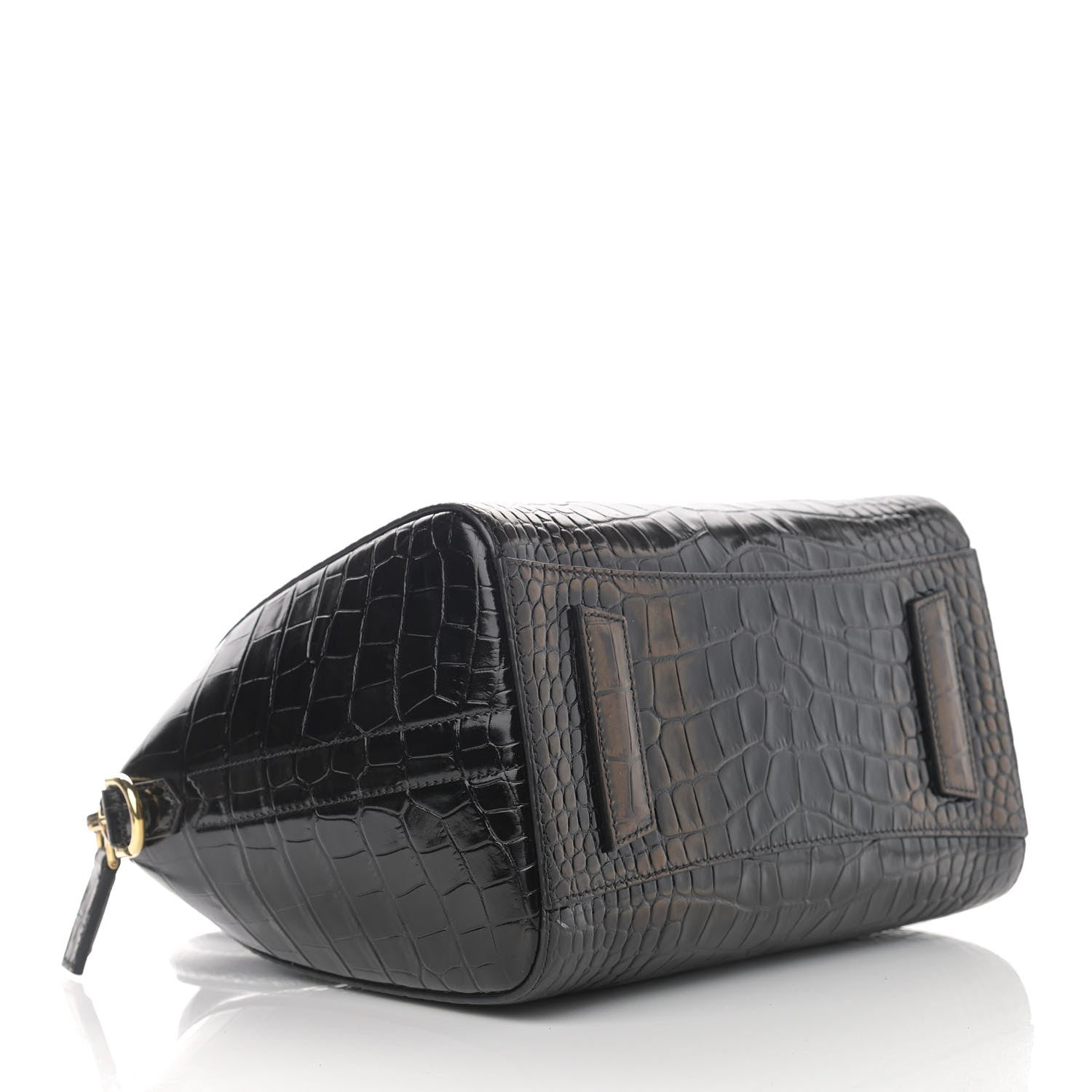 Givenchy Calfskin Crocodile Embossed Small Antigona Black 4 of 15