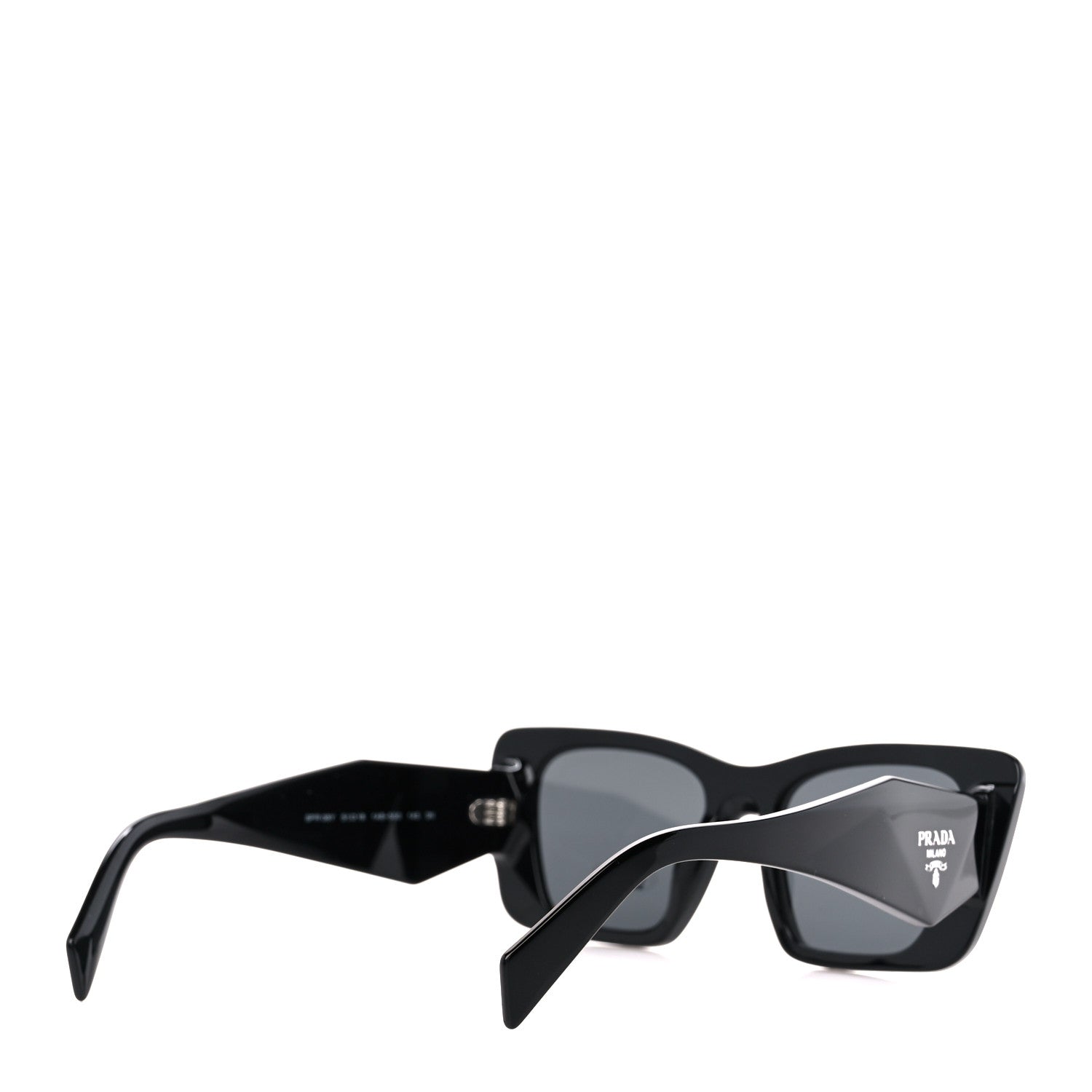 Prada Acetate Symbole Sunglasses SPR 08Y Black 4 of 7
