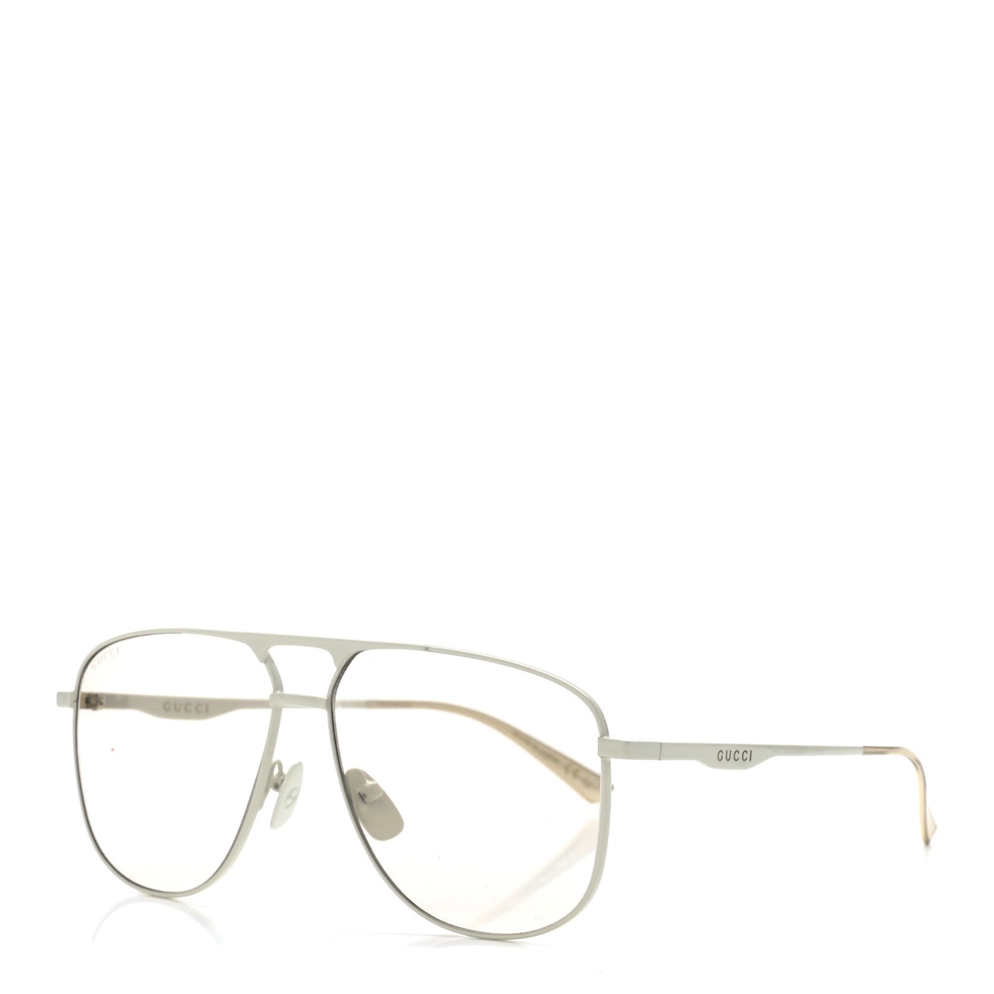 Aviator Sunglasses GG0336S Ivory Brown