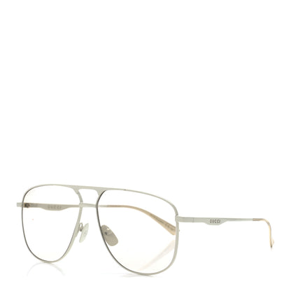 Gucci Aviator Sunglasses GG0336S Ivory Brown 1 of 9