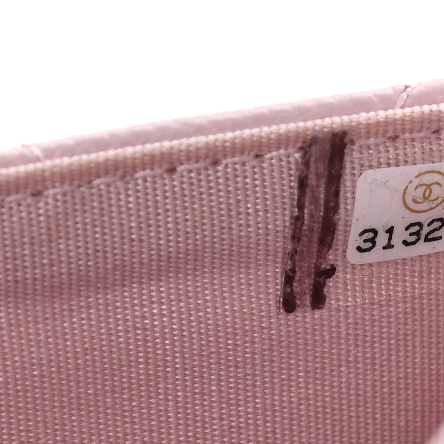 Caviar Quilted Coco Candy Wallet On Chain WOC Light Pink