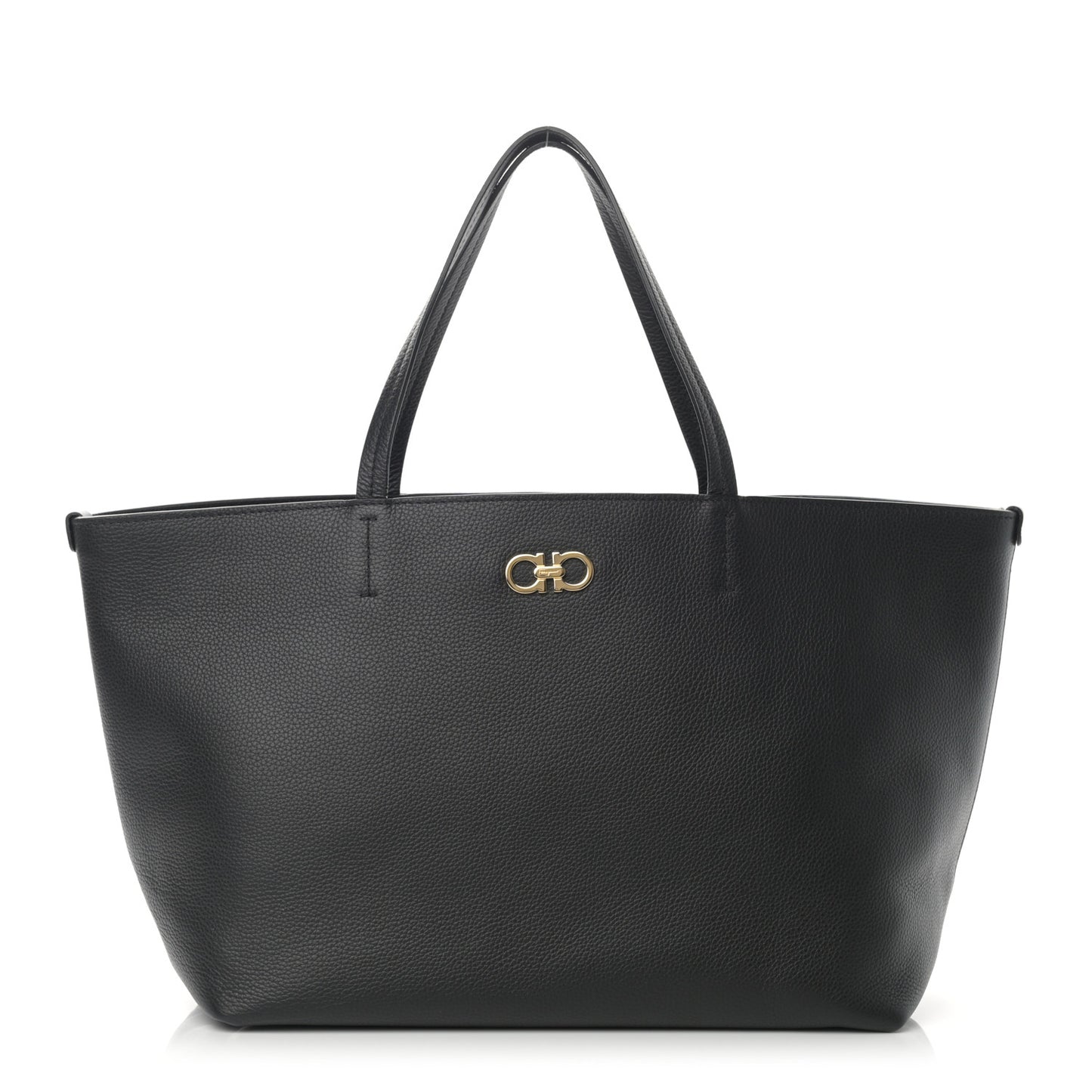 Calfskin Medium Tote Black