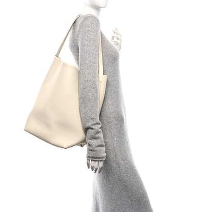 The Row Grained Calfskin Large N/S Park Tote Ivory 2 of 11