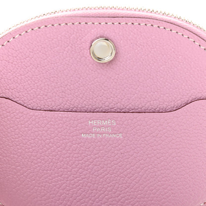 Hermes Chevre Mysore In-The-Loop Wink Card Holder Mauve Sylvestre Bleu Electrique Capucine 6 of 7