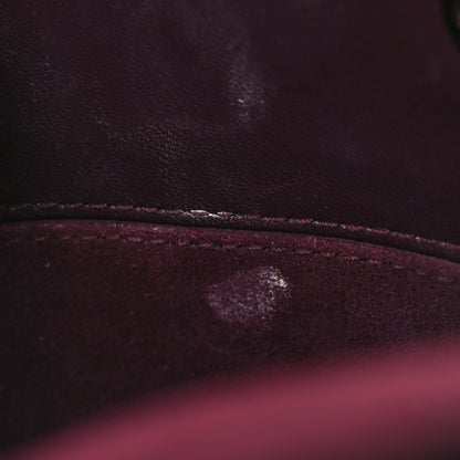 Christian Dior Lambskin Cannage Small Lady Dior Burgundy 15 of 16