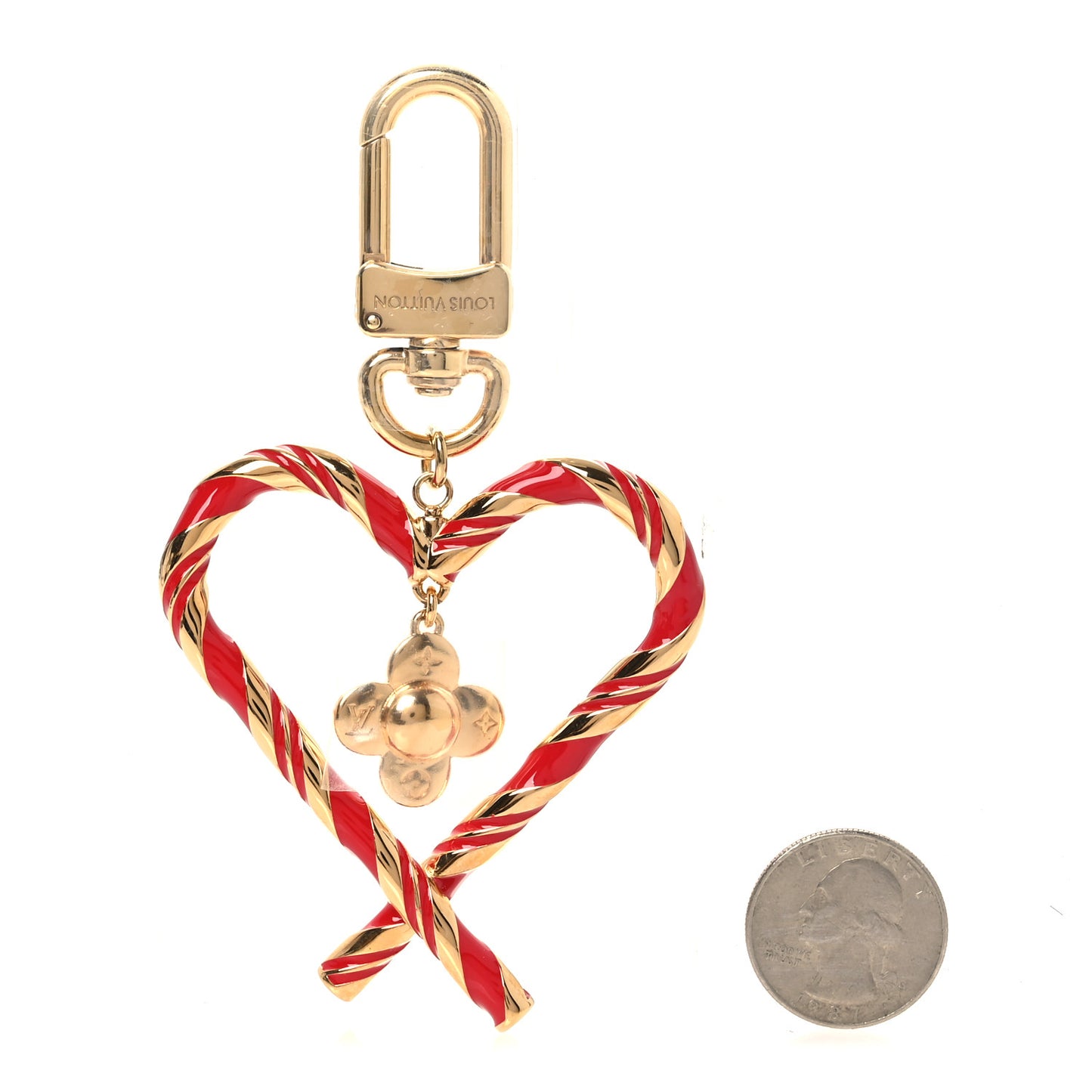 Metal Vivienne Xmas Bag Charm