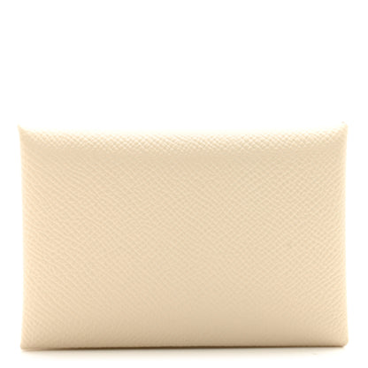 Hermes Epsom Calvi Card Case Craie 1 of 8