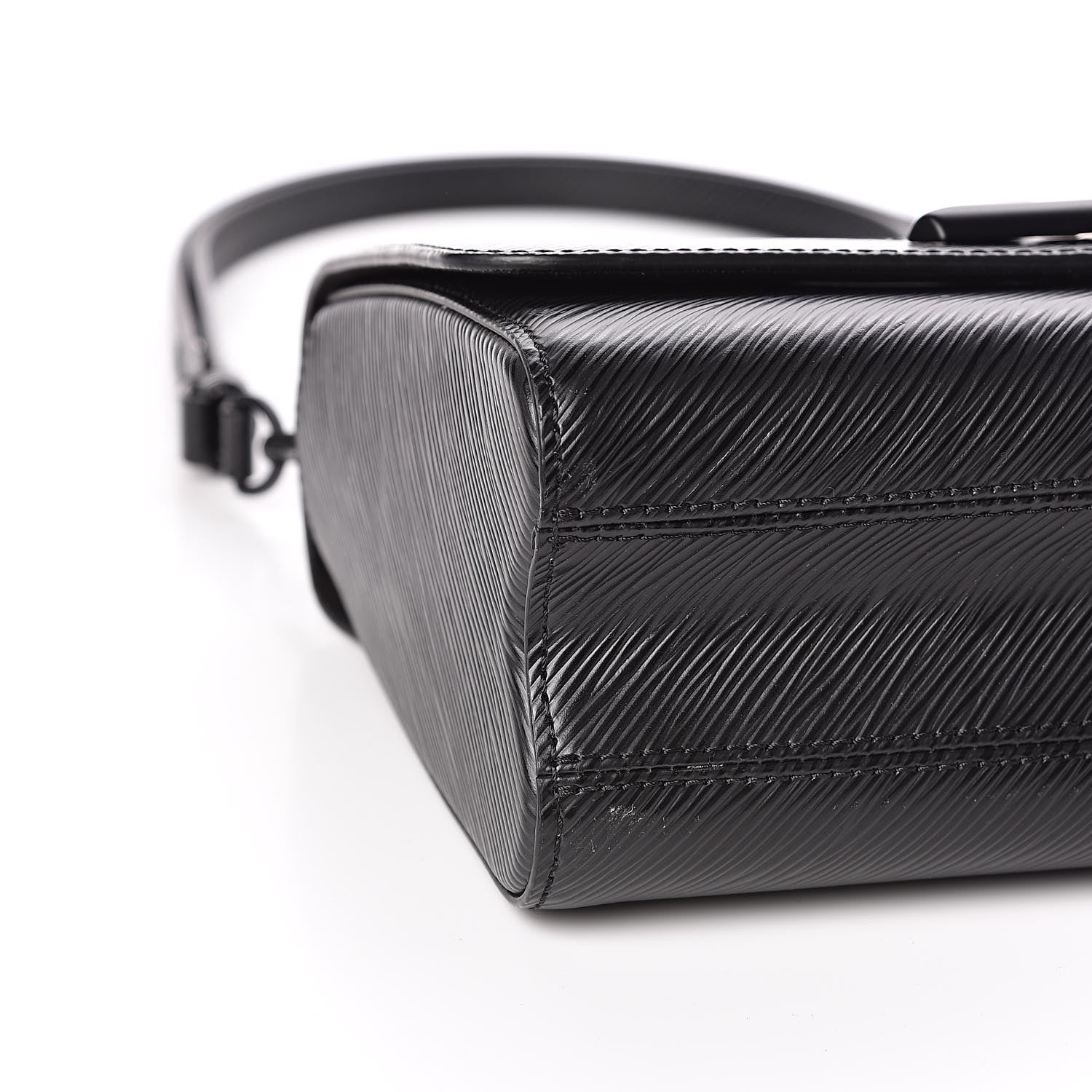 Louis Vuitton Epi Twist Shoulder Bag MM Matte Black 7 of 10