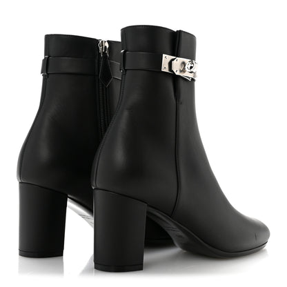 Hermes Calfskin Saint Germain Ankle Boots 36.5 Black 5 of 10