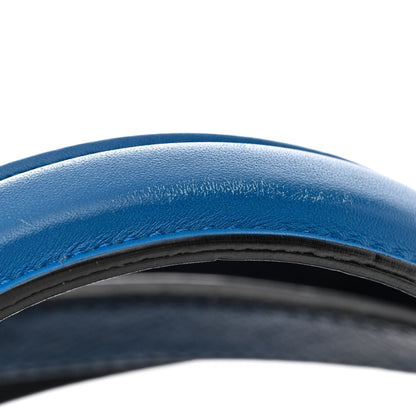 Bulgari Calfskin Serpenti Viper Top Handle Bag Blue 18 of 18