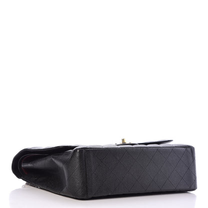 Chanel Caviar Quilted Maxi Double Flap Black 4 of 13