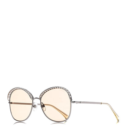 Chanel Pearl Sunglasses 4246-H Silver Beige 1 of 8
