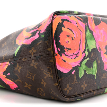 Louis Vuitton Monogram Roses Neverfull MM 8 of 13