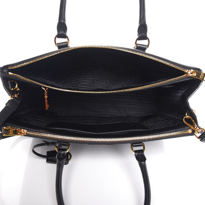Prada Saffiano Large Galleria Double Zip Tote Black 6 of 8