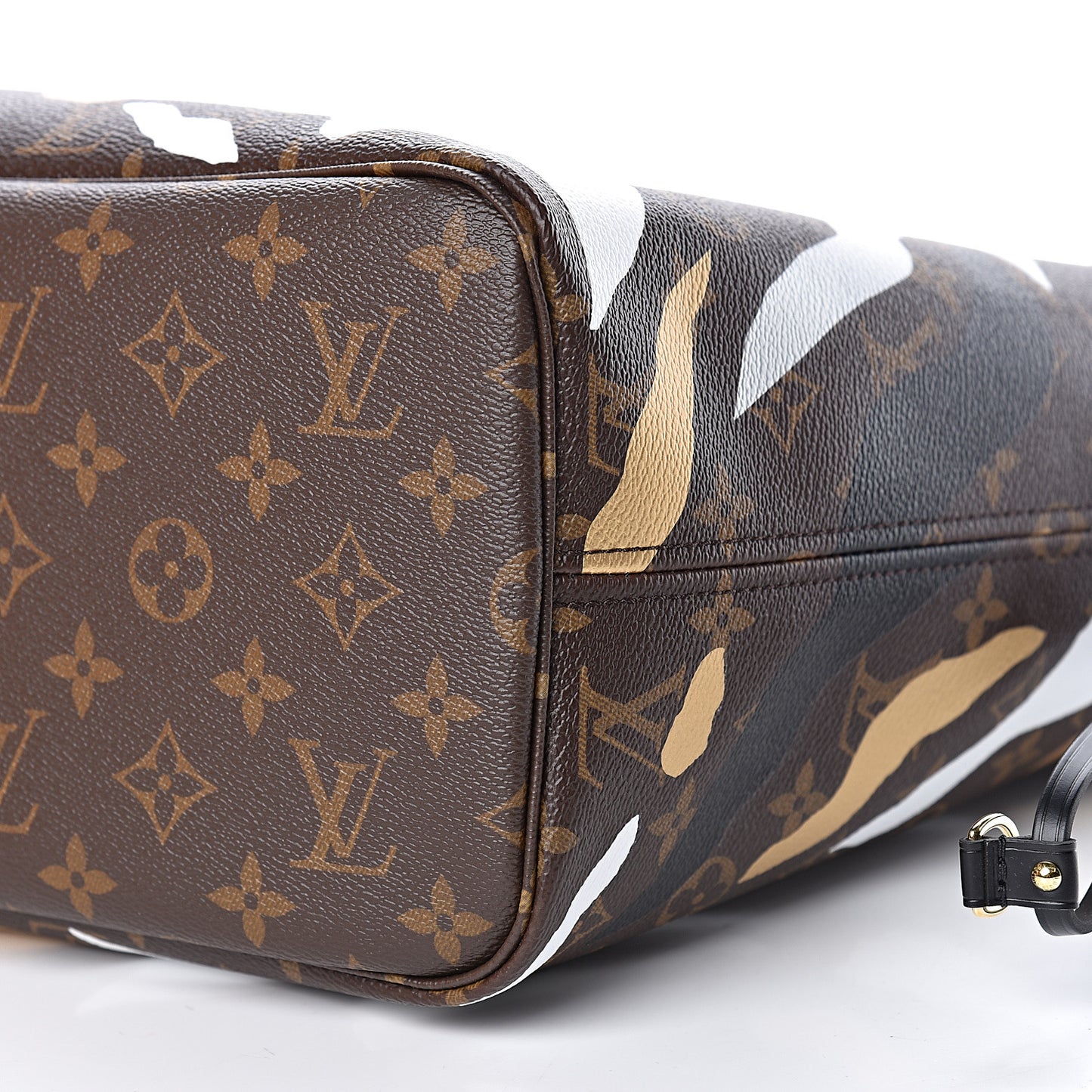 X LOL Monogram Neverfull MM Gold Silver