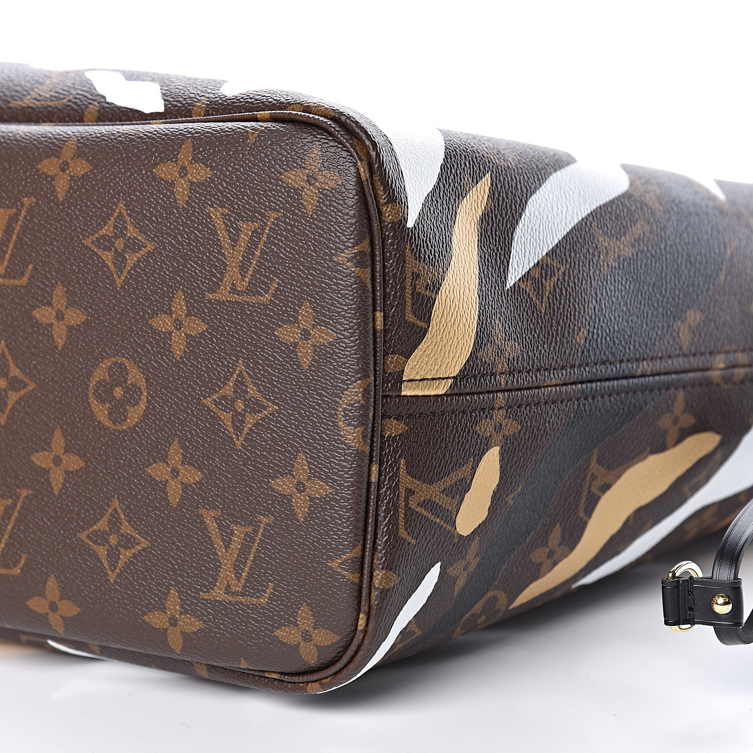 Louis Vuitton X LOL Monogram Neverfull MM Gold Silver 10 of 12