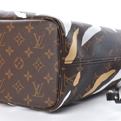 Louis Vuitton X LOL Monogram Neverfull MM Gold Silver 10 of 12