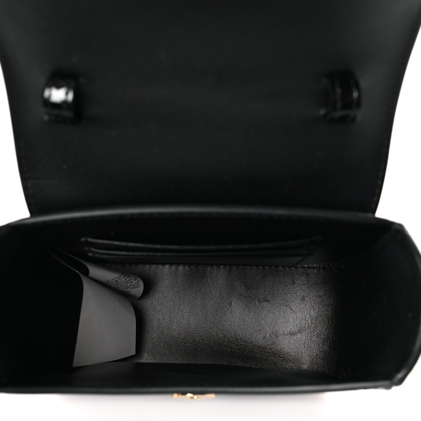 Patent Mini La Medusa Bag Black