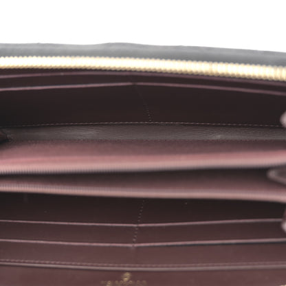 Chanel Caviar Quilted Large Gusset Zip Around Wallet Black 5 of 9