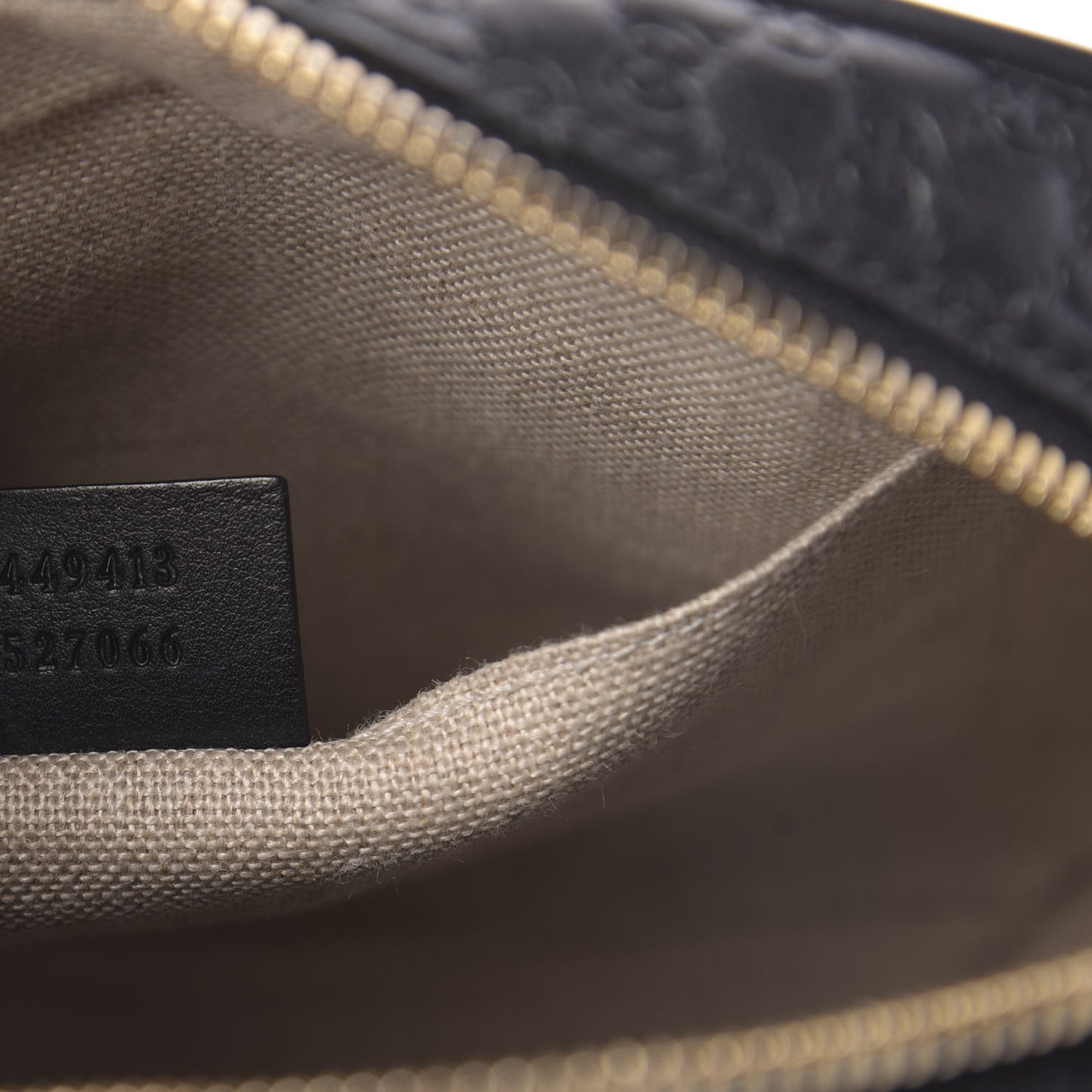 Microguccissima Mini Bree Messenger Bag Black