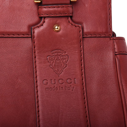 Gucci Calfskin Shoulder Bag Dark Red 10 of 11