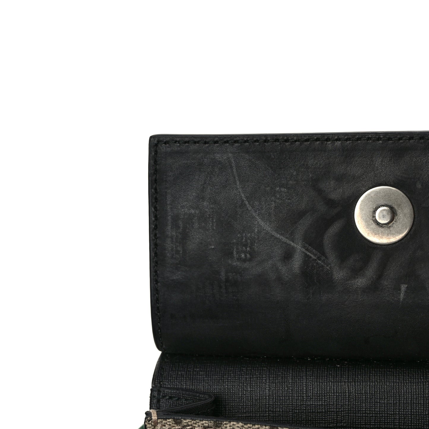 GG Supreme Monogram Web Belt Bag Black