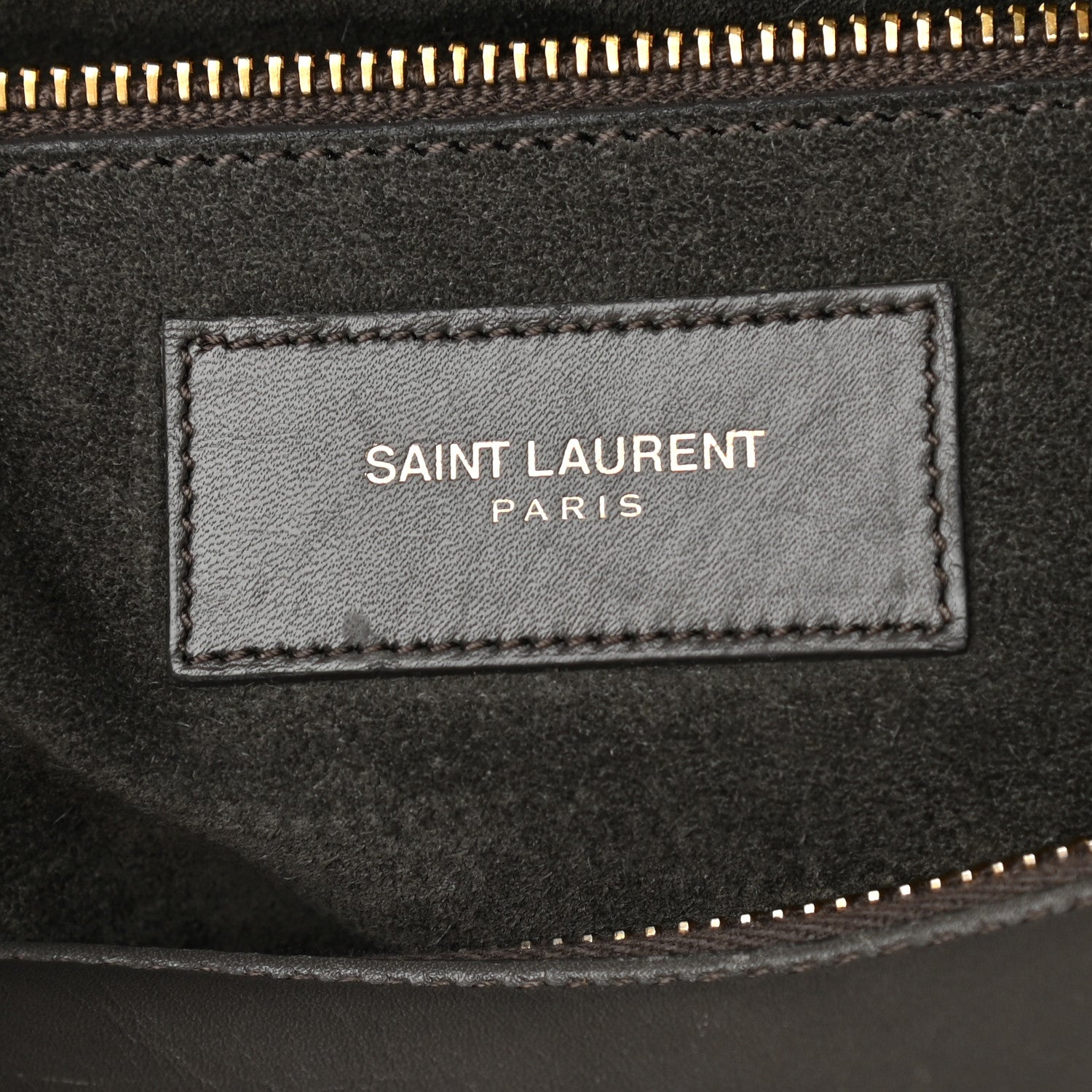 Saint Laurent Calfskin Classic Duffle 12 Earth 6 of 16